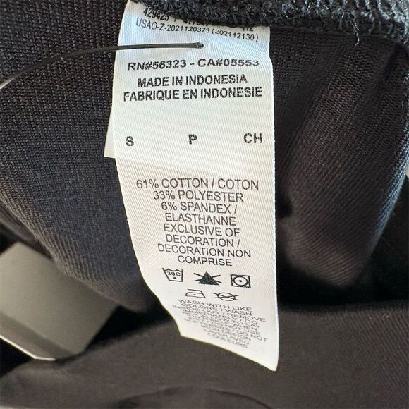 Nike Women's Mid Rise 7/8 Black Leggings Size S Tight Fit Activewear - Picture 3 of 5